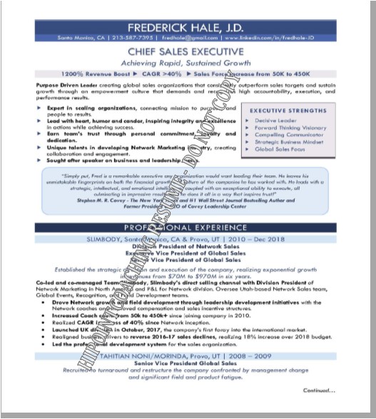Resumes HiPoint Coaching And Consulting